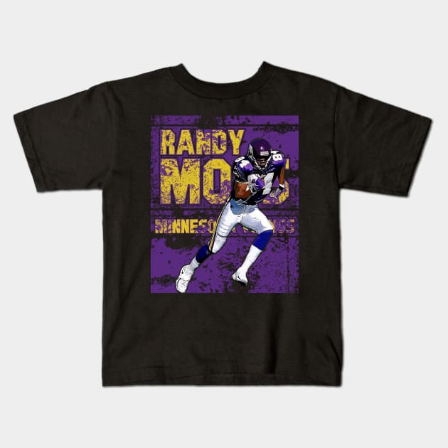 Randy moss || minnesota vikings Kids T-Shirt by Aloenalone